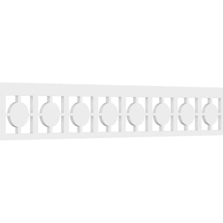 Ekena Millwork Oakley Architectural Grade PVC Running Trim, 8"H x 5/8"P x 48"L RUNP08X0625X48OAK